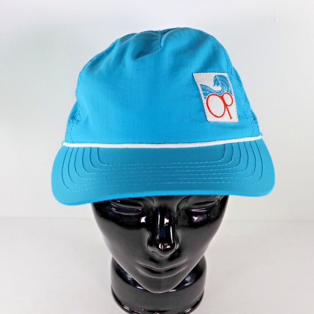 OP OCEAN PACIFIC LIGHTWEIGHT BLUE ATHLETIC HAT W/ SNAPBACK ADJUSTMENT